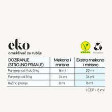Učitajte sliku u preglednik, EKO koncentrirani omekšivač za rublje
